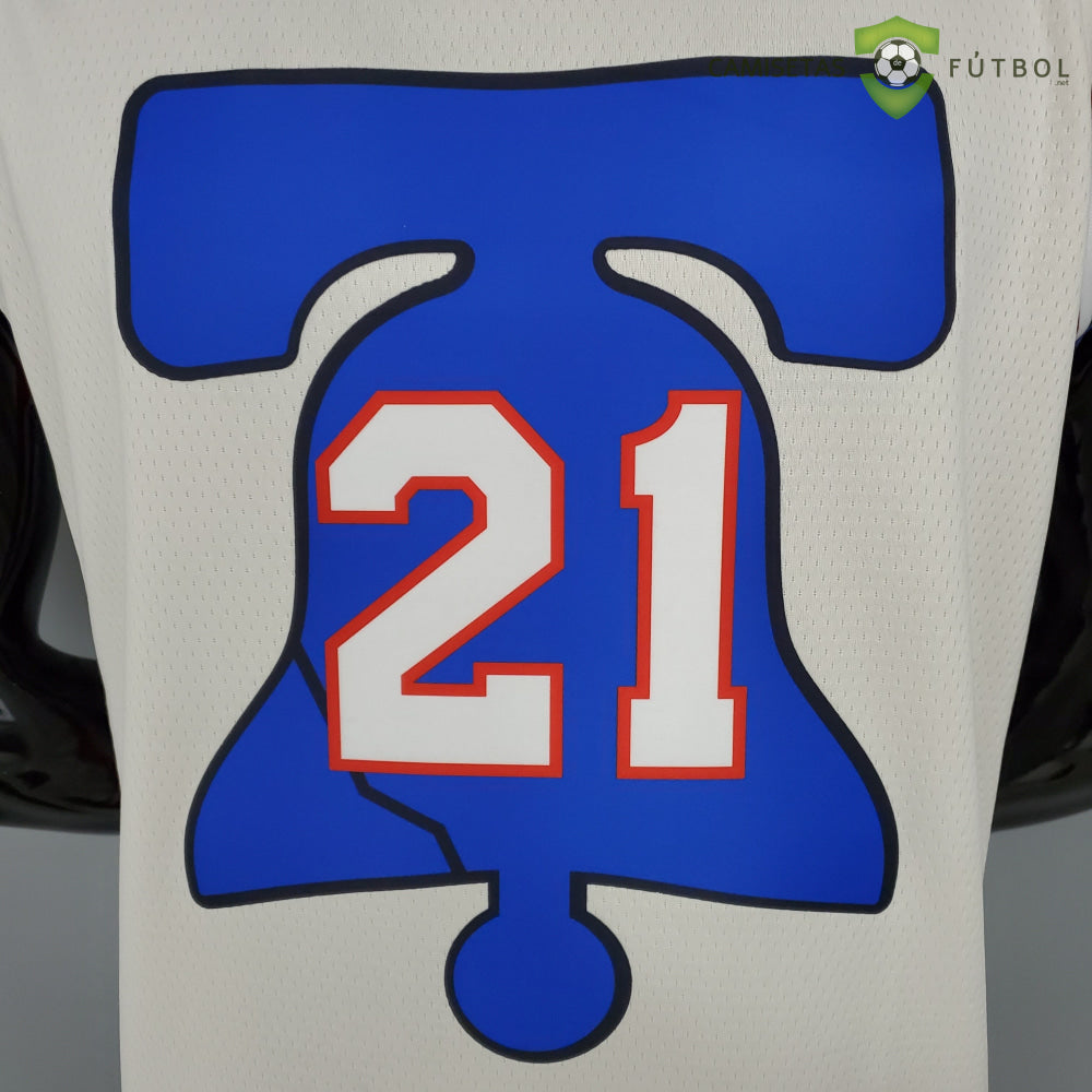 Camiseta Philadelphia 76Ers 21-22 - Joel Embiid 21 Earned Edition Nba