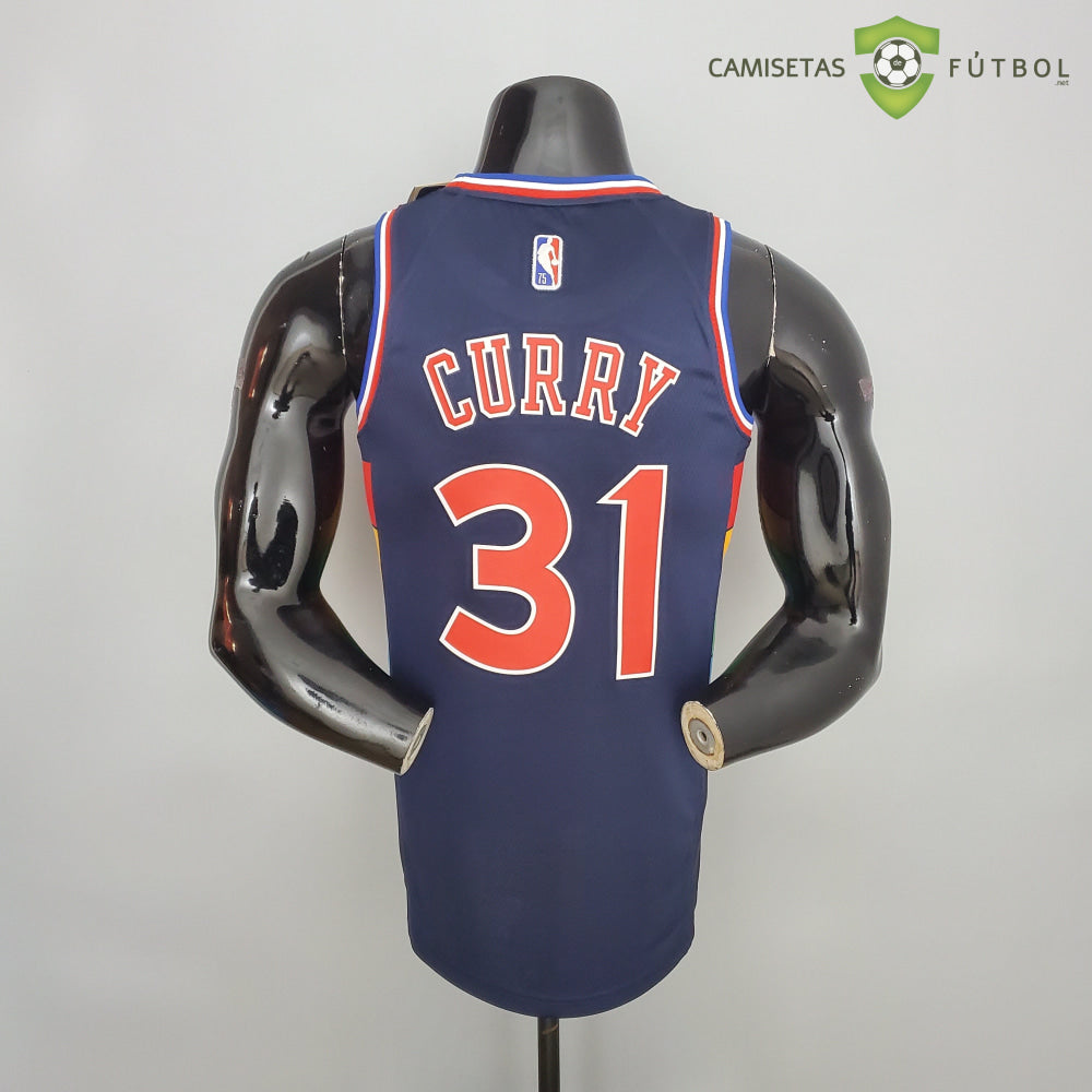 Camiseta Philadelphia 76Ers 21-22 - Seth Curry 31 Azul Marino Nba