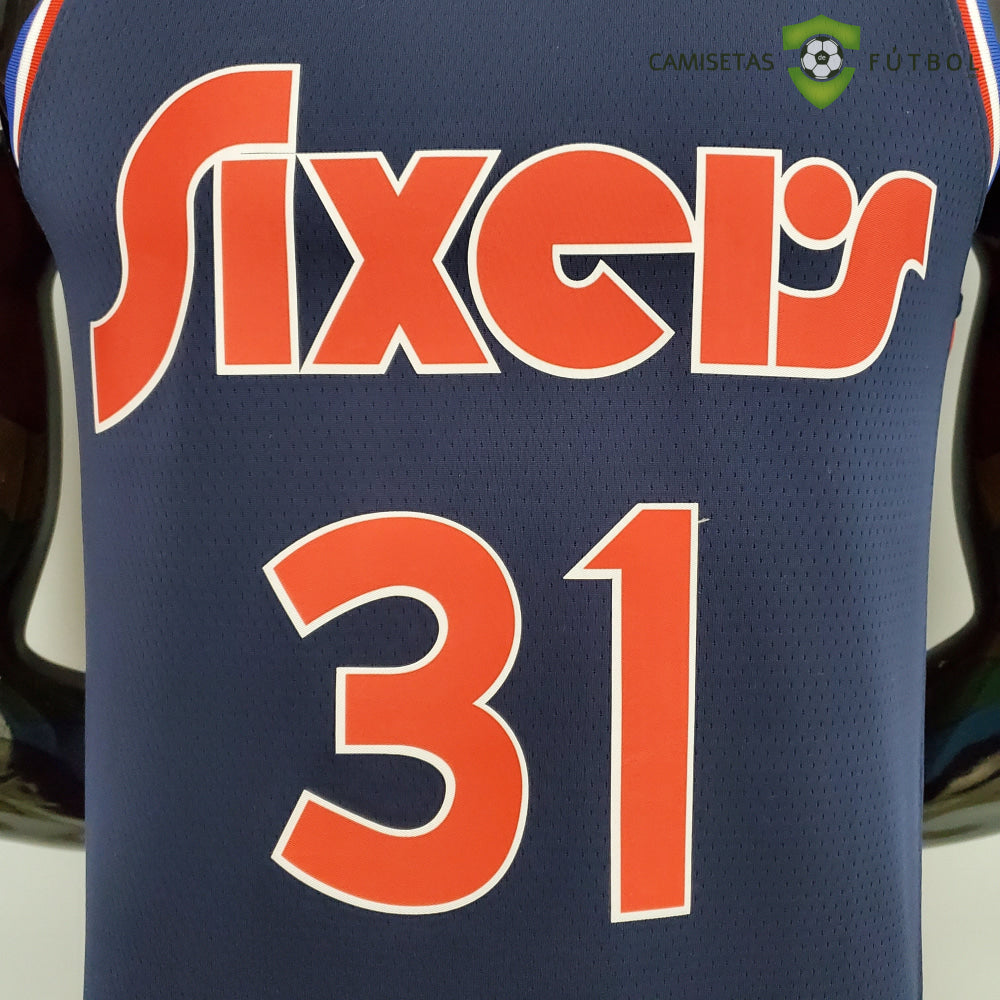 Camiseta Philadelphia 76Ers 21-22 - Seth Curry 31 Azul Marino Nba