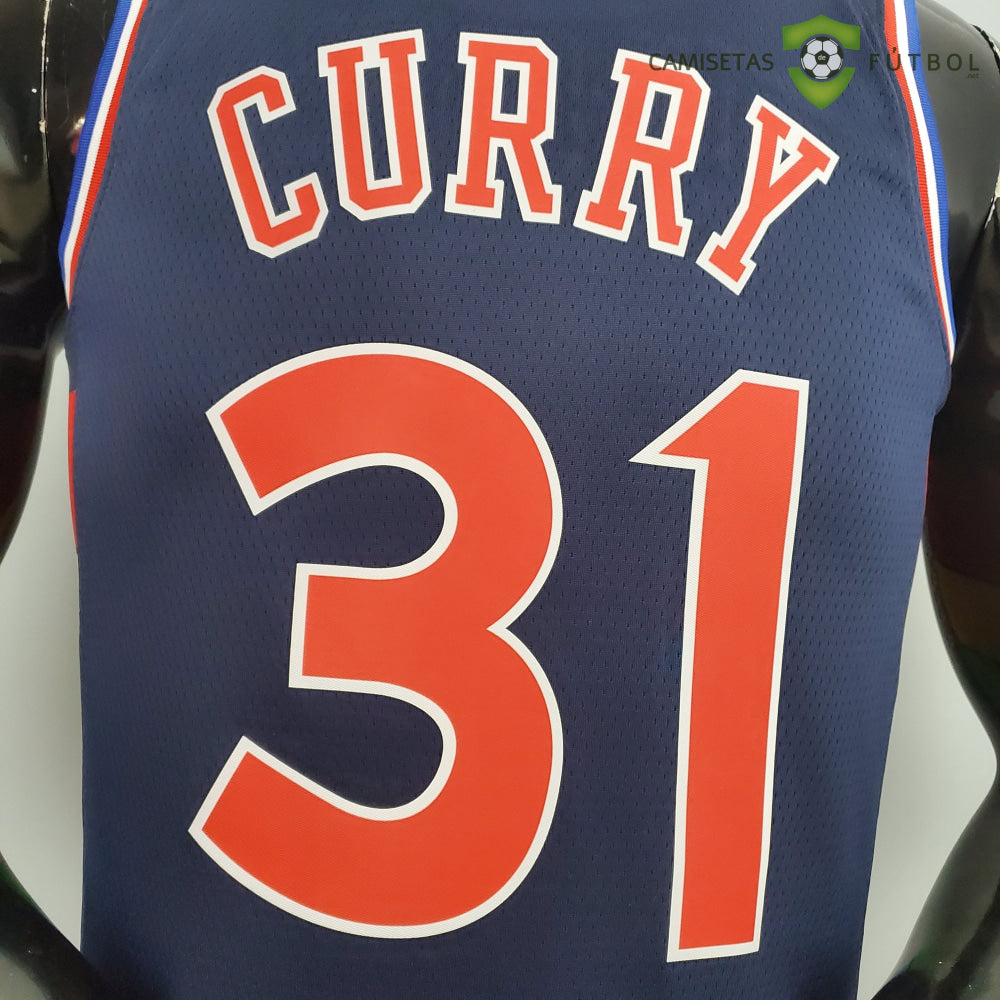 Camiseta Philadelphia 76Ers 21-22 - Seth Curry 31 Azul Marino Nba
