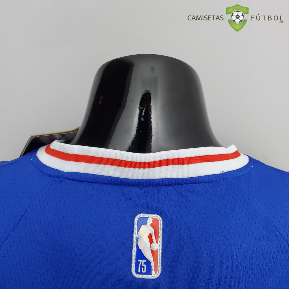 Camiseta Philadelphia 76Ers 21-22 - Tyrese Maxey 0 Azul Nba