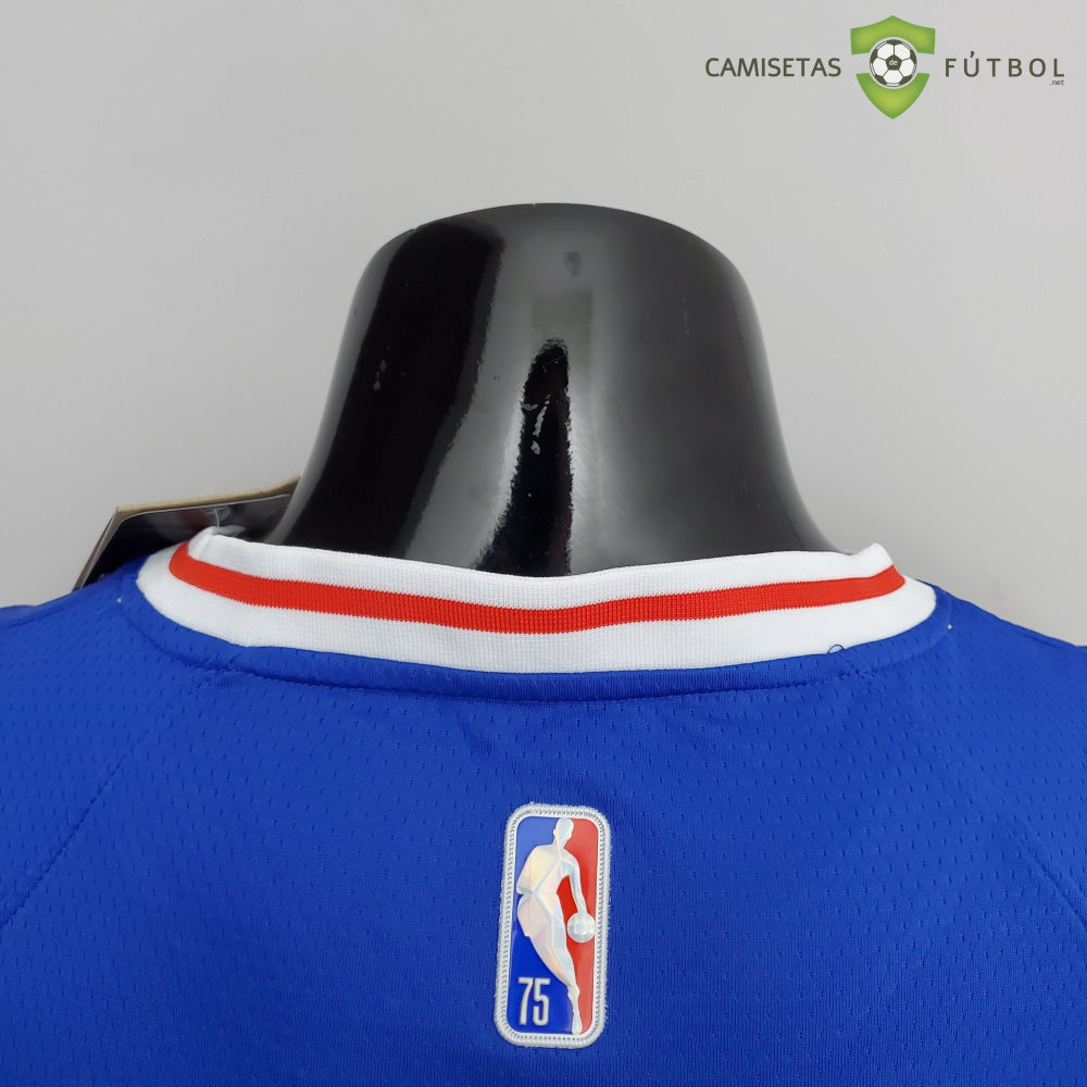 Camiseta Philadelphia 76Ers 21-22 - Tyrese Maxey 0 Azul Nba
