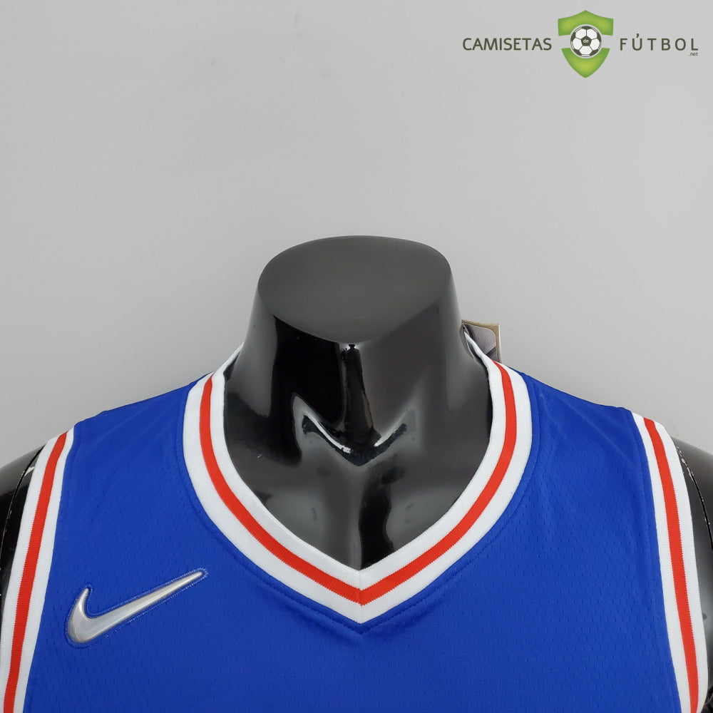 Camiseta Philadelphia 76Ers 21-22 - Tyrese Maxey 0 Azul Nba