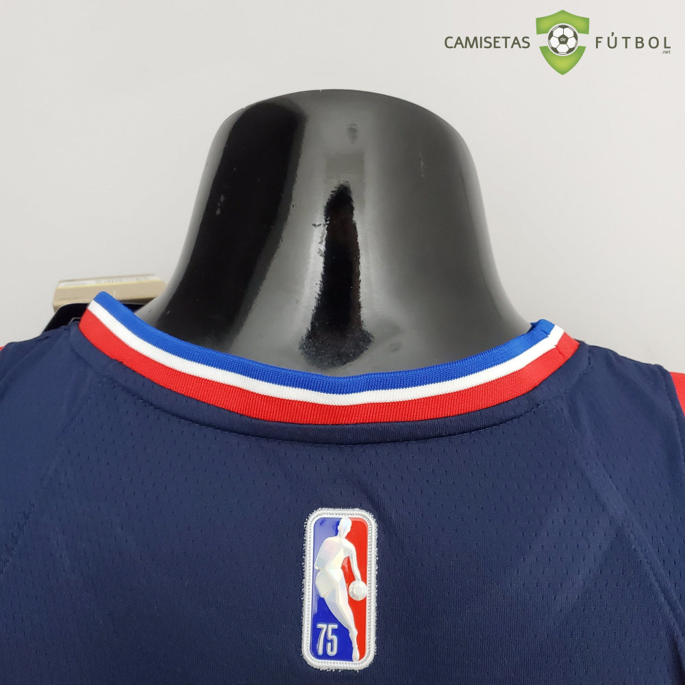 Camiseta Philadelphia 76Ers 21-22 - Tyrese Maxey 0 Azul Marino Nba