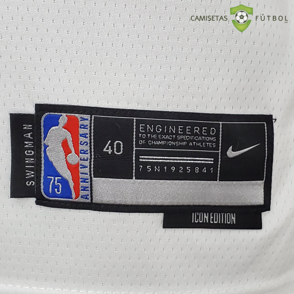 Camiseta Philadelphia 76Ers 21-22 - Tyrese Maxey 0 Blanco Nba