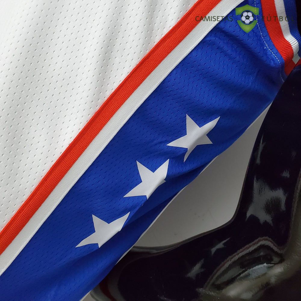 Camiseta Philadelphia 76Ers 21-22 - Tyrese Maxey 0 Blanco Nba