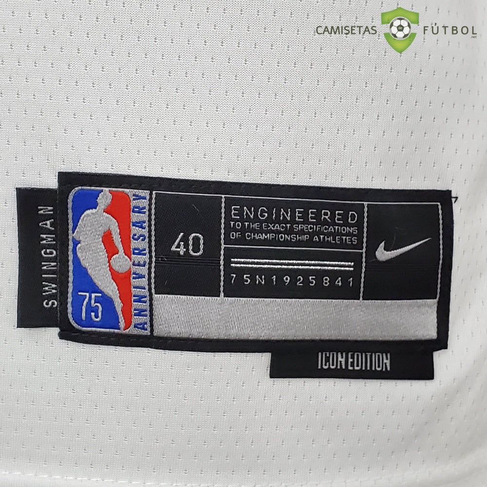 Camiseta Philadelphia 76Ers 21-22 - Tyrese Maxey 0 Blanco Nba