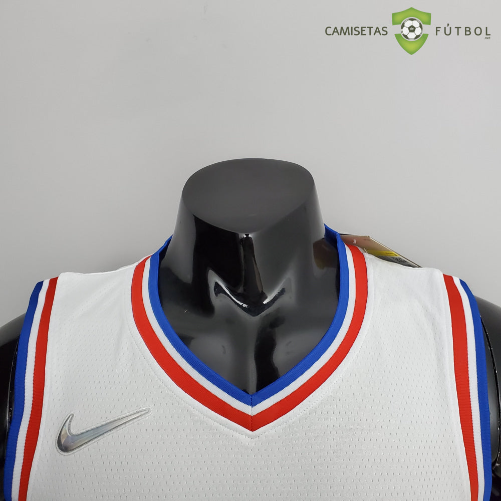 Camiseta Philadelphia 76Ers 21-22 - Tyrese Maxey 0 Blanco Nba