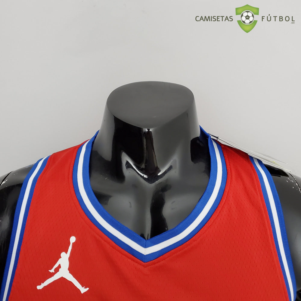 Camiseta Philadelphia 76Ers 21-22 - Tyrese Maxey 0 Rojo Nba
