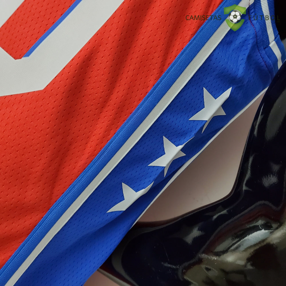 Camiseta Philadelphia 76Ers 21-22 - Tyrese Maxey 0 Rojo Nba