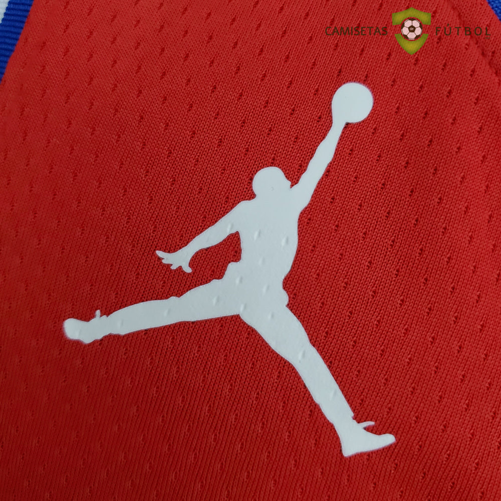 Camiseta Philadelphia 76Ers 21-22 - Tyrese Maxey 0 Rojo Nba