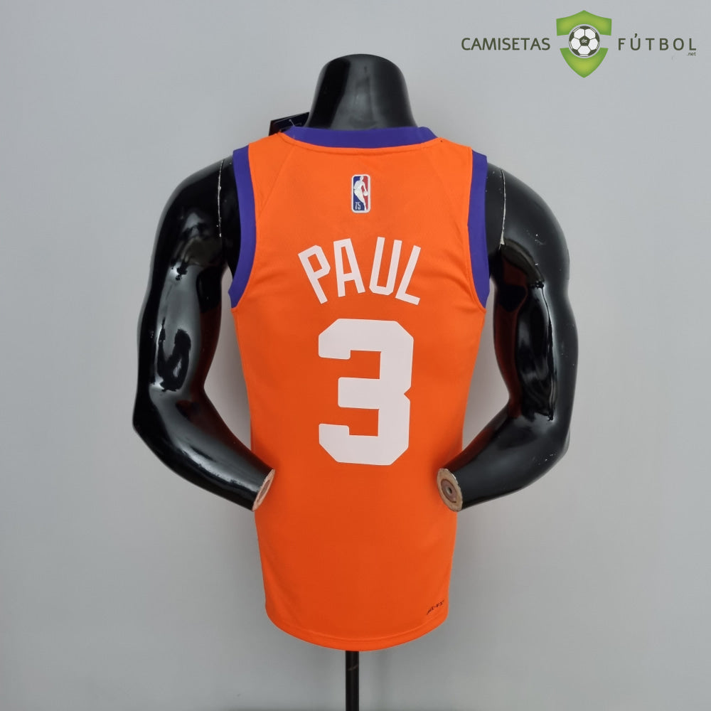 Camiseta Phoenix Suns 21-22 - Chris Paul 3 Naranja Nba