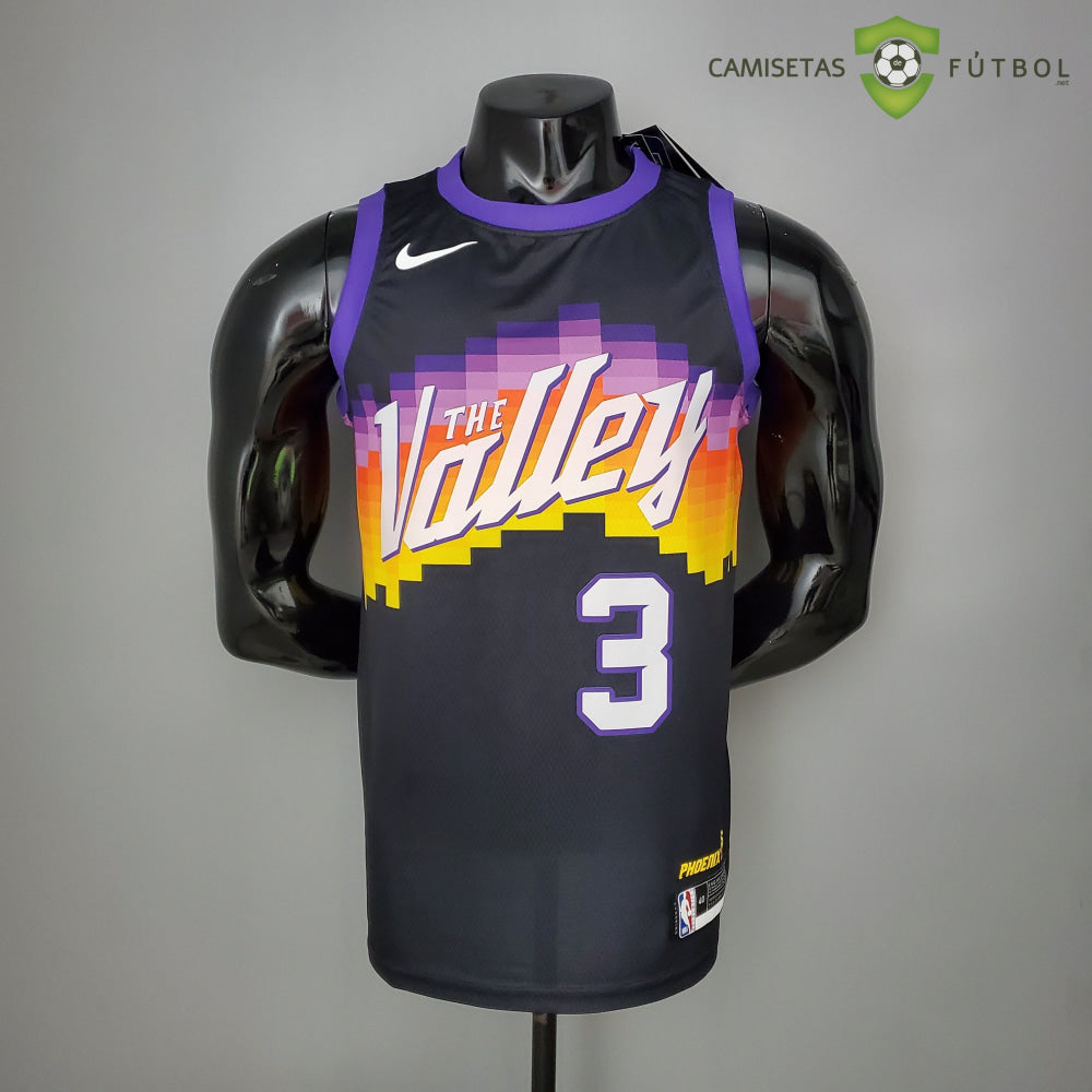 Camiseta Phoenix Suns 21-22 - Chris Paul 3 Negro Nba