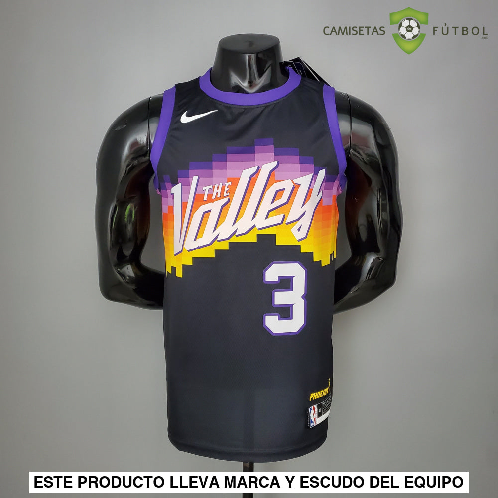 Camiseta Phoenix Suns 21-22 - Chris Paul 3 Negro Nba