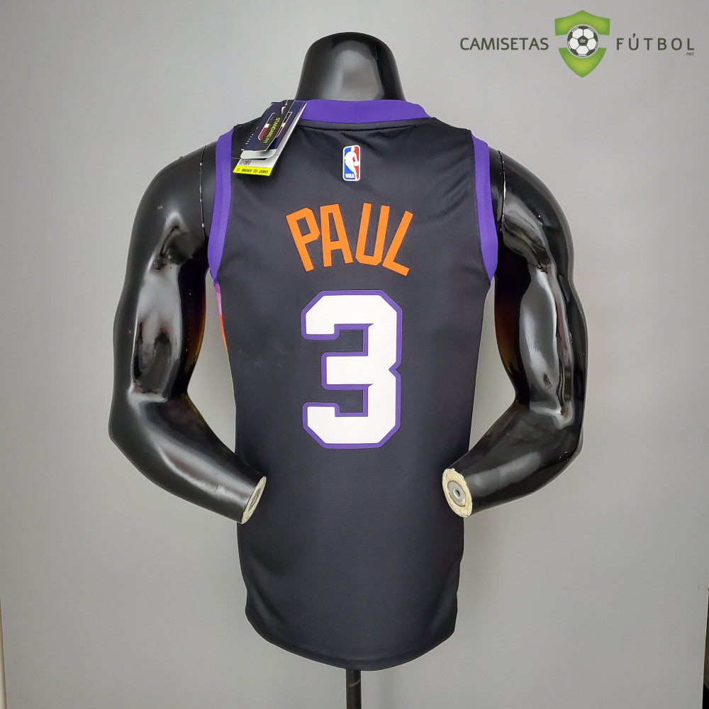 Camiseta Phoenix Suns 21-22 - Chris Paul 3 Negro Nba