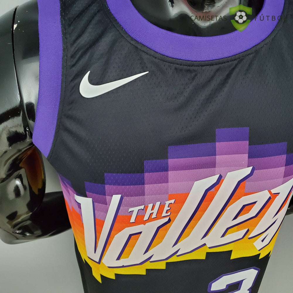 Camiseta Phoenix Suns 21-22 - Chris Paul 3 Negro Nba