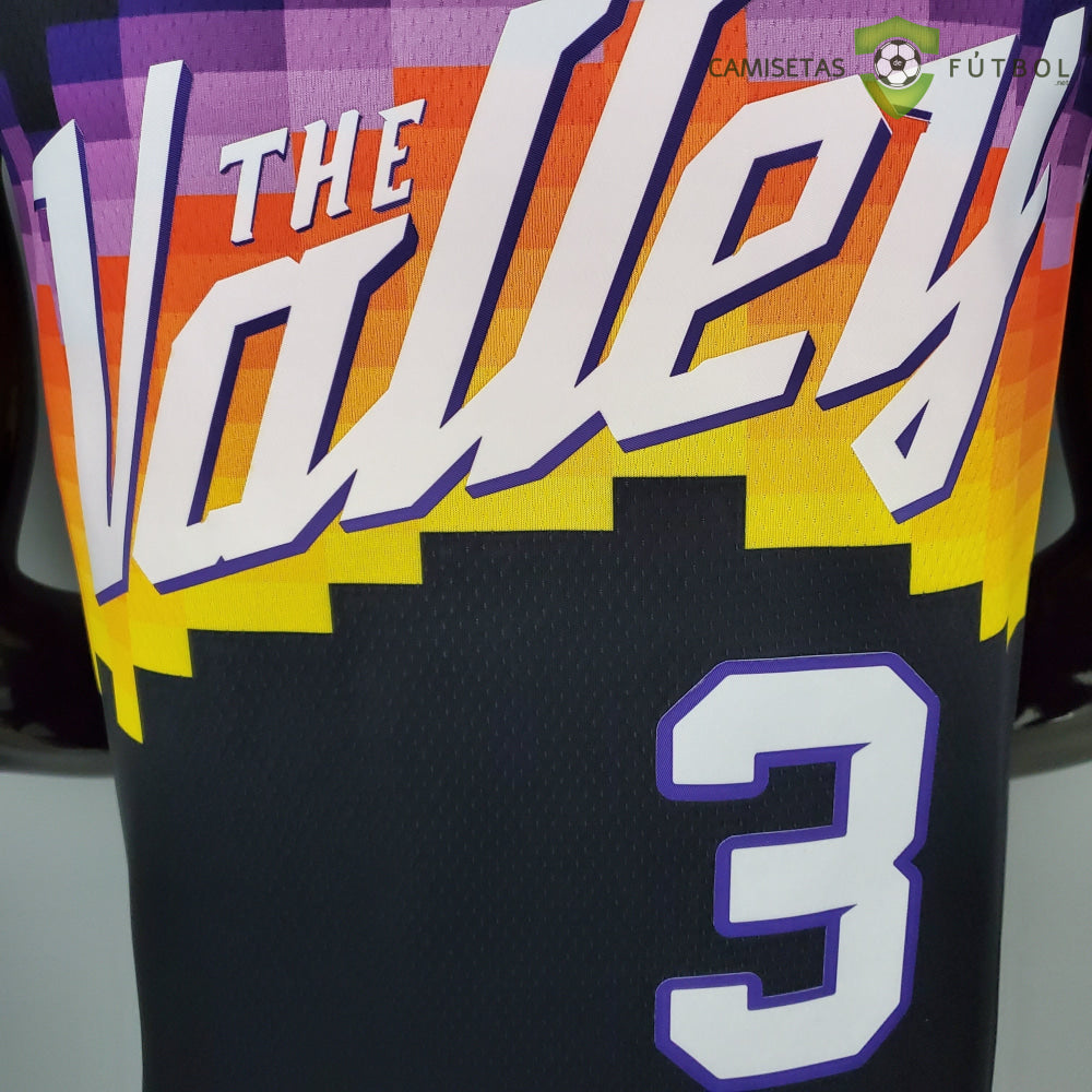 Camiseta Phoenix Suns 21-22 - Chris Paul 3 Negro Nba