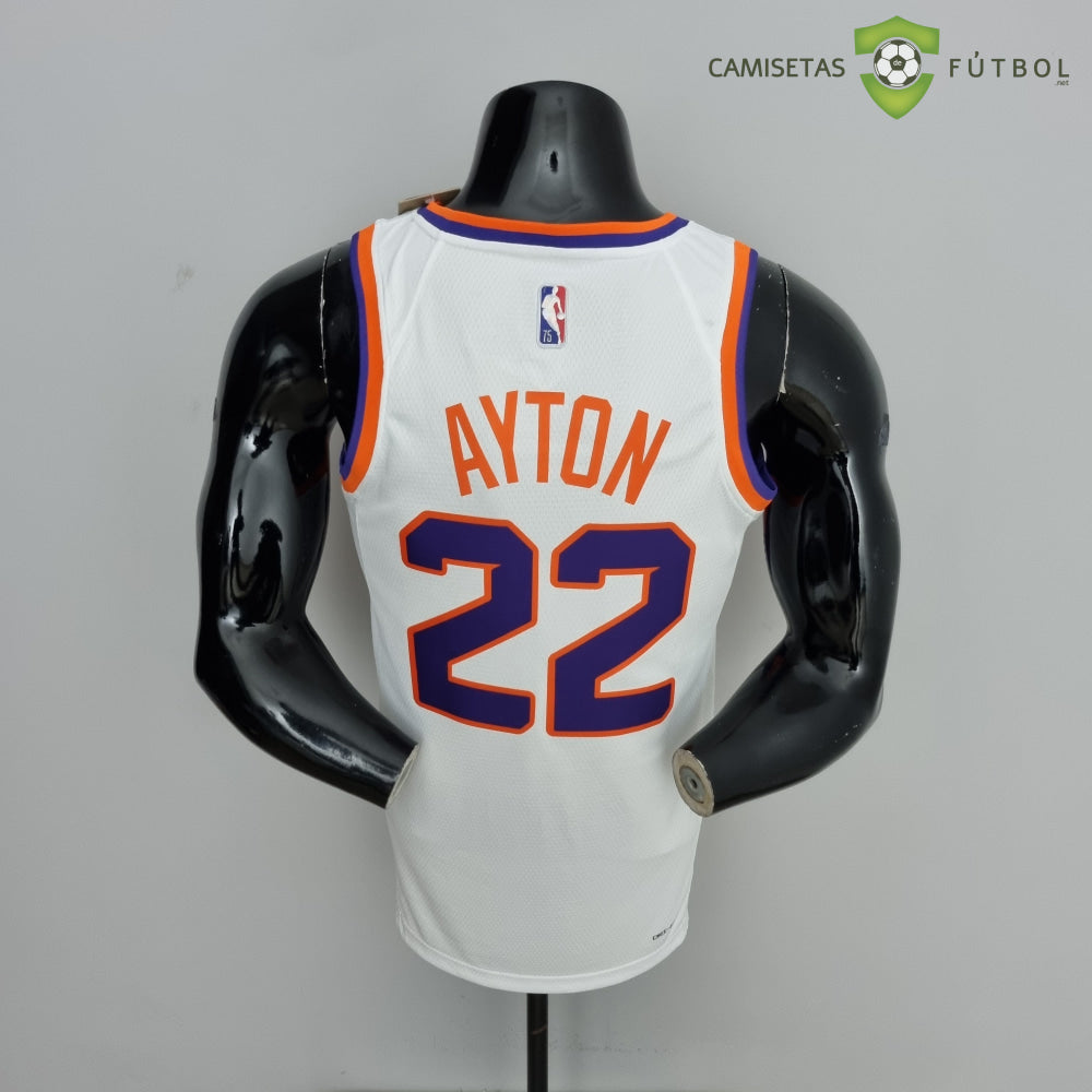 Camiseta Phoenix Suns 21-22 - Deandre Ayton 22 Blanco Nba