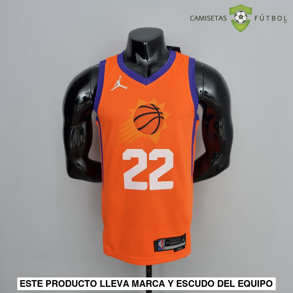 Camiseta Phoenix Suns 21-22 - Deandre Ayton 22 Naranja Nba