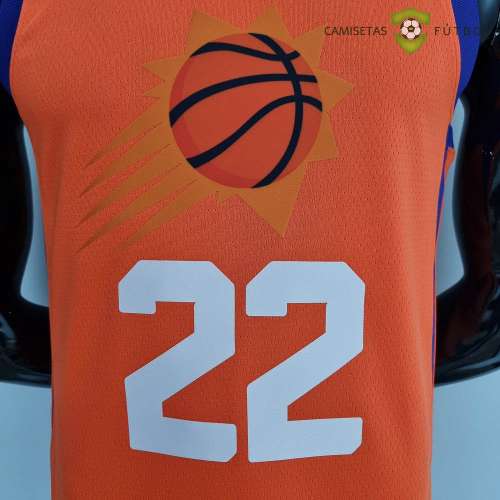 Camiseta Phoenix Suns 21-22 - Deandre Ayton 22 Naranja Nba