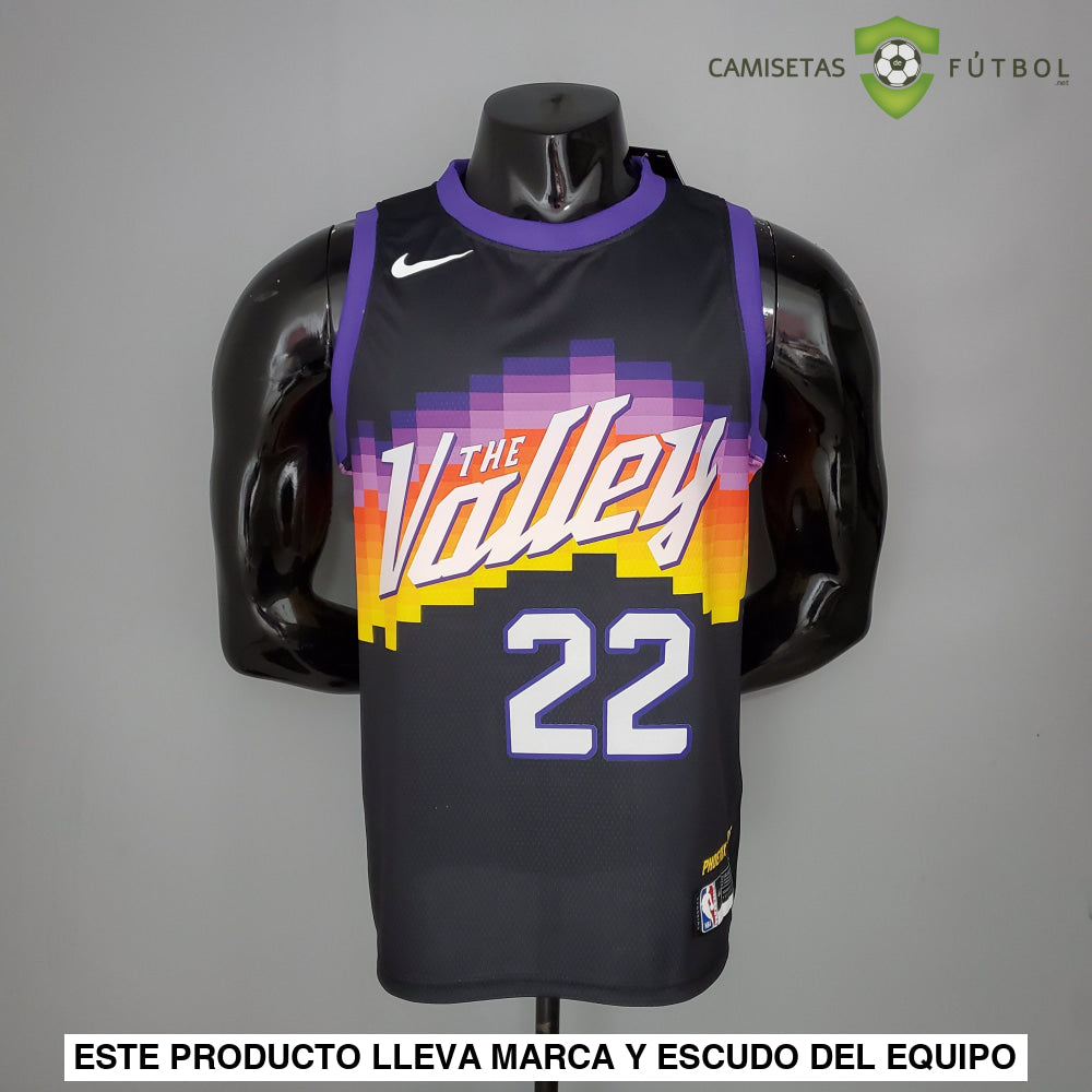 Camiseta Phoenix Suns 21-22 - Deandre Ayton 22 Negro Nba