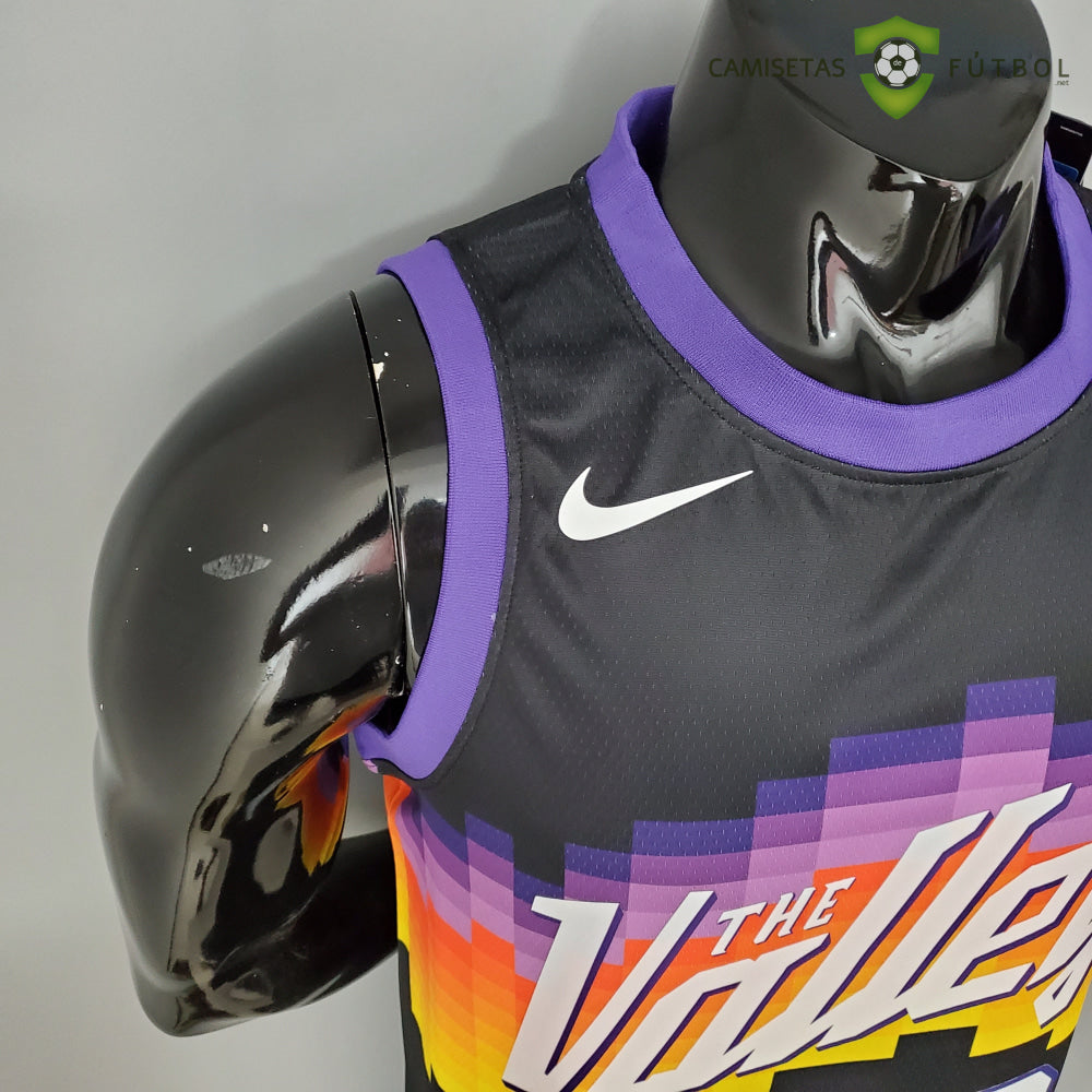Camiseta Phoenix Suns 21-22 - Deandre Ayton 22 Negro Nba