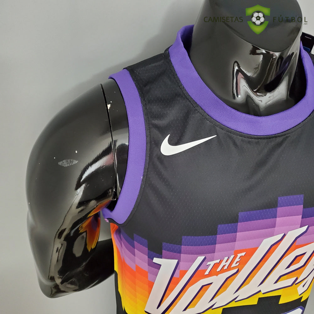 Camiseta Phoenix Suns 21-22 - Deandre Ayton 22 Negro Nba