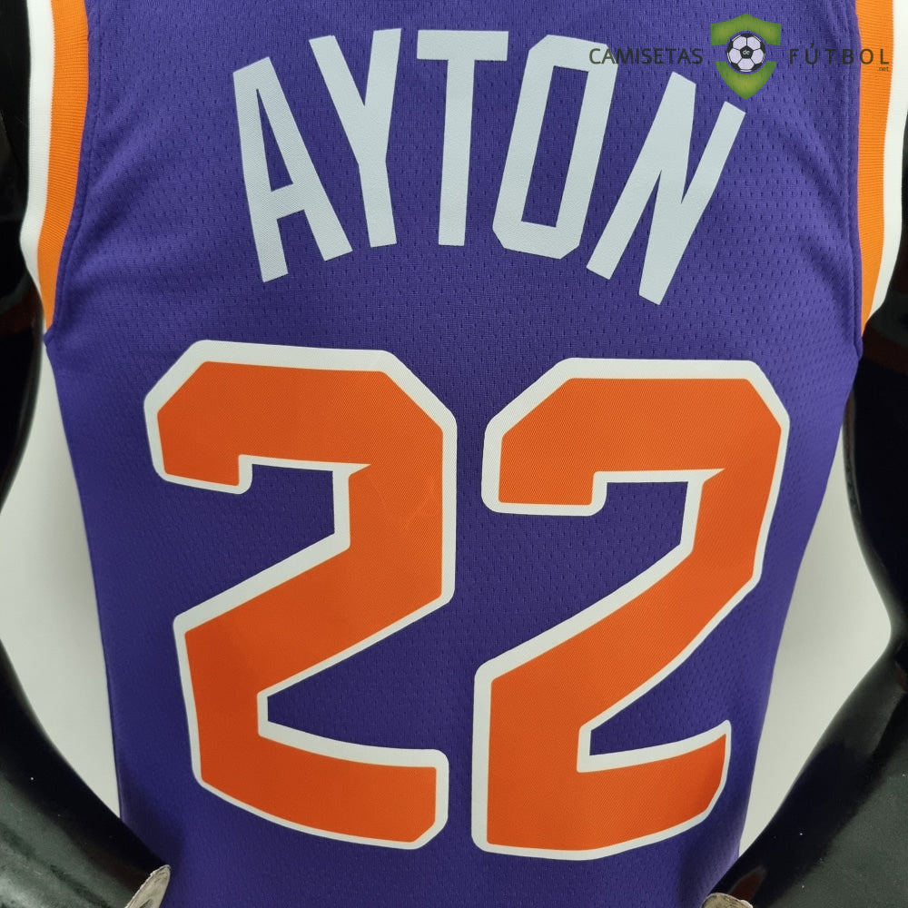 Camiseta Phoenix Suns 21-22 - Deandre Ayton 22 Violeta Nba