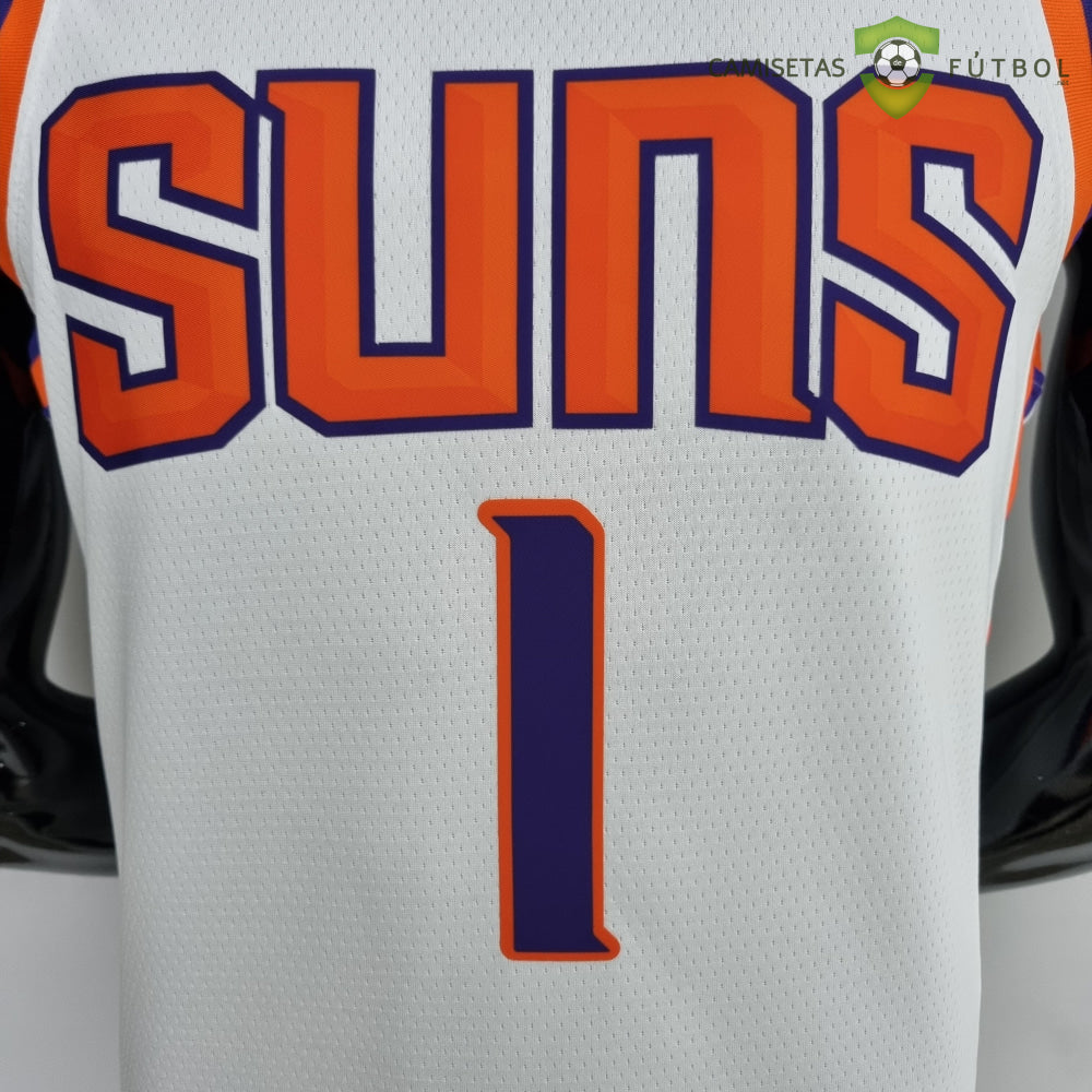 Camiseta Phoenix Suns 21-22 - Devin Booker 1 Blanco Nba