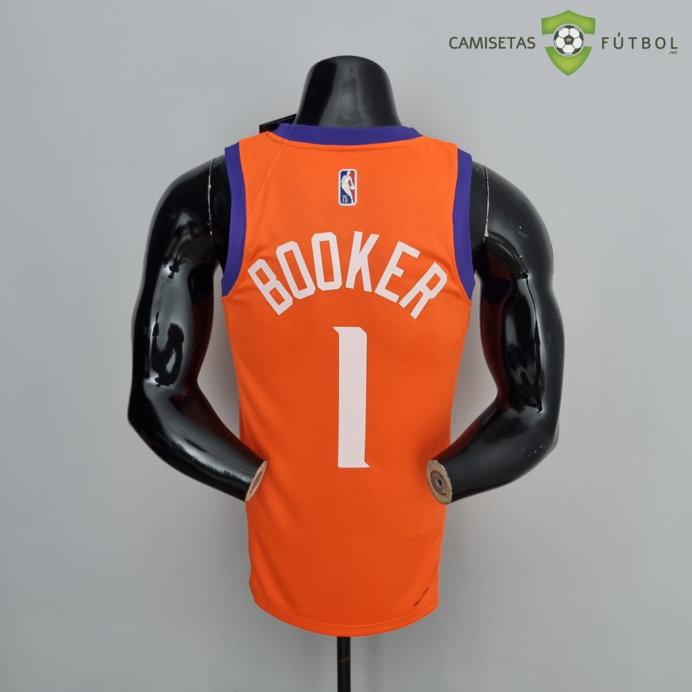 Camiseta Phoenix Suns 21-22 - Devin Booker 1 Naranja Nba