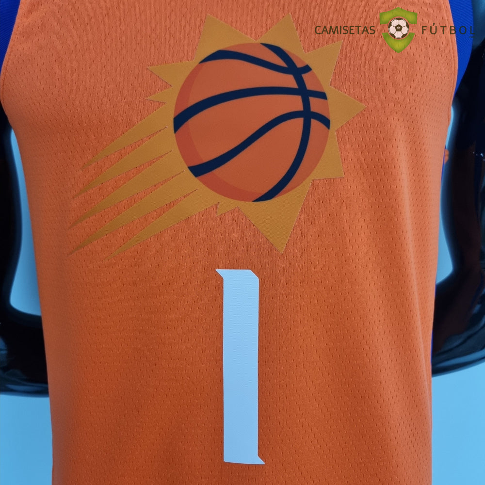 Camiseta Phoenix Suns 21-22 - Devin Booker 1 Naranja Nba