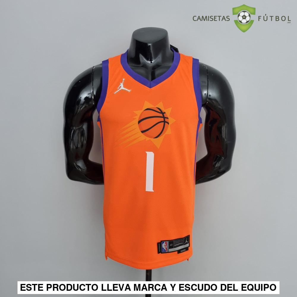 Camiseta Phoenix Suns 21-22 - Devin Booker 1 Naranja Nba