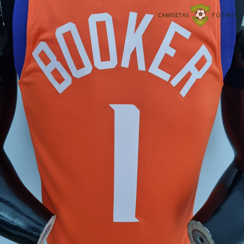 Camiseta Phoenix Suns 21-22 - Devin Booker 1 Naranja Nba