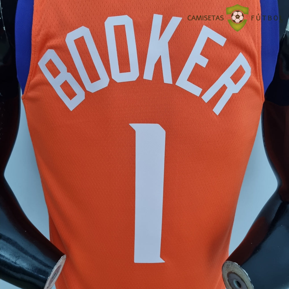 Camiseta Phoenix Suns 21-22 - Devin Booker 1 Naranja Nba