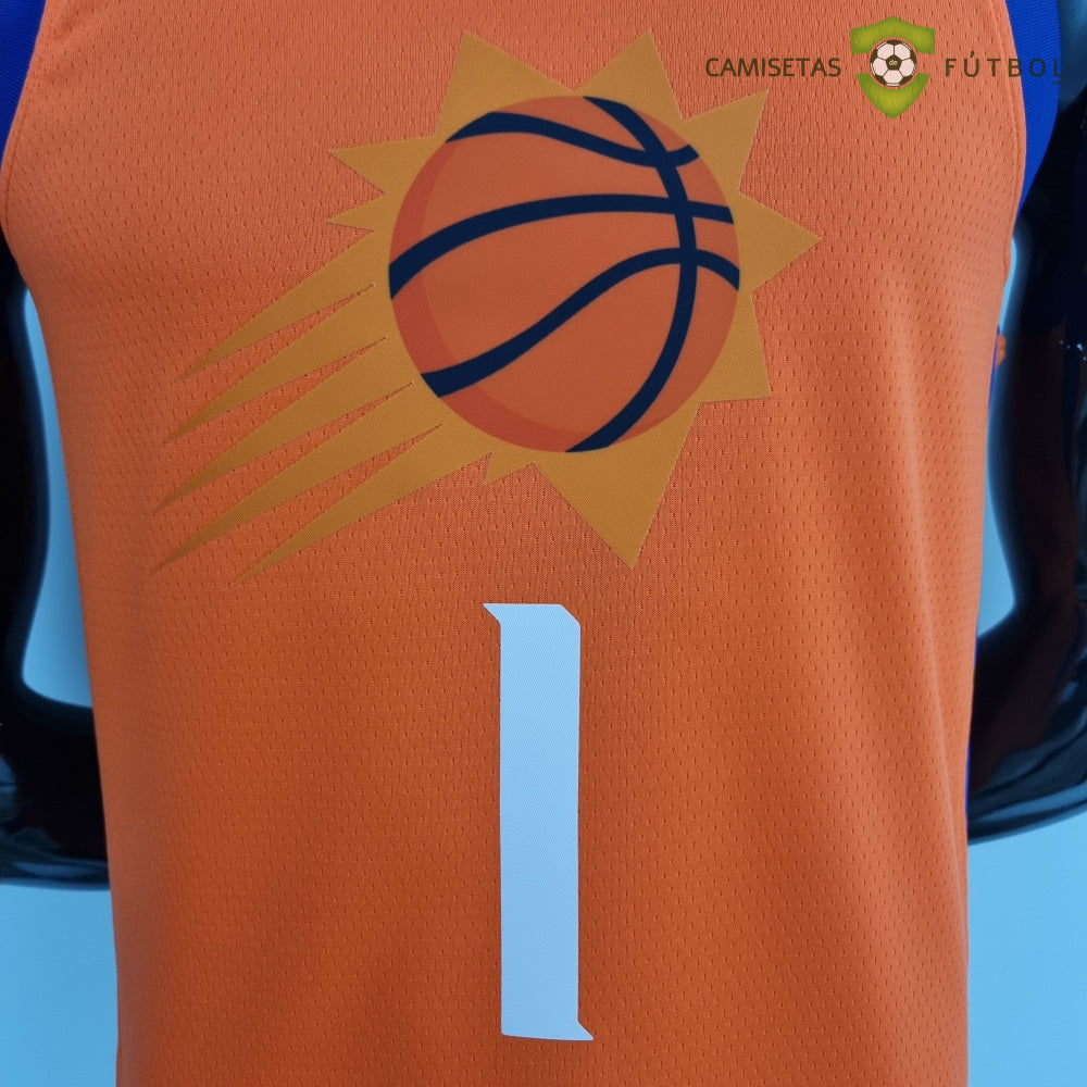 Camiseta Phoenix Suns 21-22 - Devin Booker 1 Naranja Nba