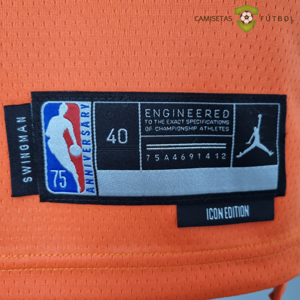 Camiseta Phoenix Suns 21-22 - Devin Booker 1 Naranja Nba