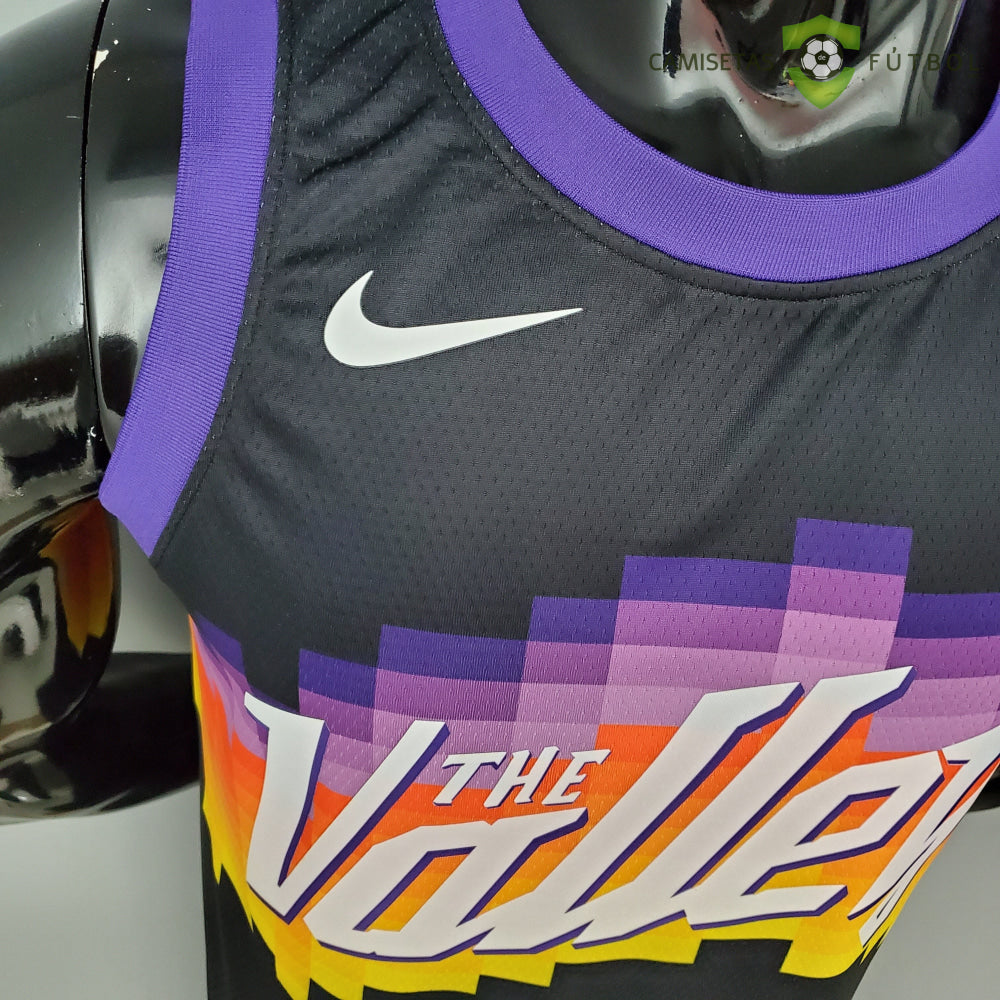 Camiseta Phoenix Suns 21-22 - Devin Booker 1 Negro Nba