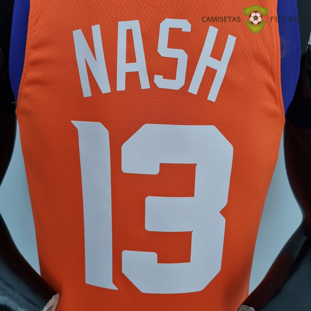 Camiseta Phoenix Suns 21-22 - Steve Nash 13 Naranja Nba