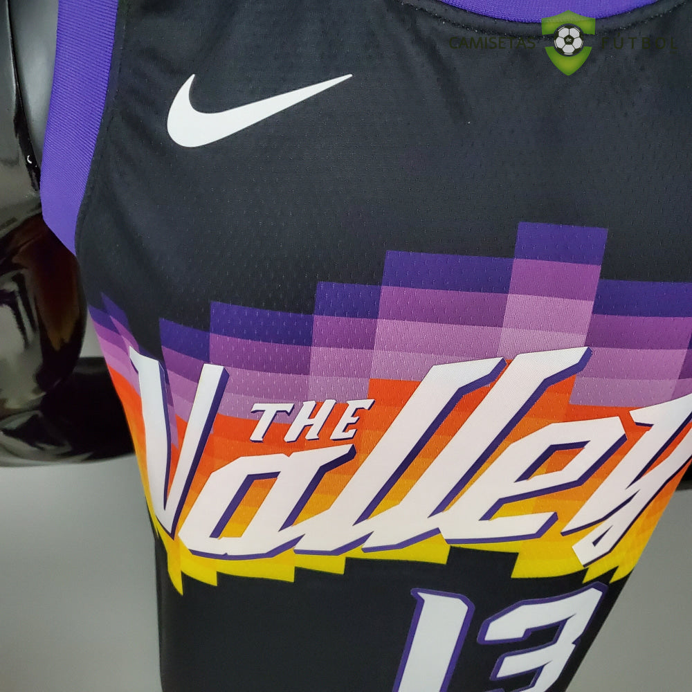 Camiseta Phoenix Suns 21-22 - Steve Nash 13 Negro Nba