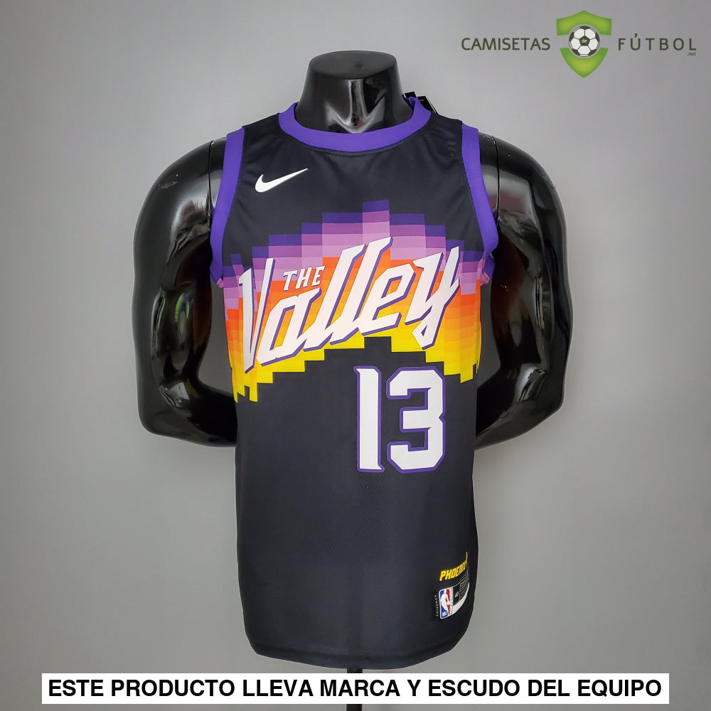 Camiseta Phoenix Suns 21-22 - Steve Nash 13 Negro Nba