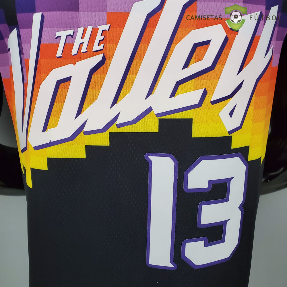 Camiseta Phoenix Suns 21-22 - Steve Nash 13 Negro Nba
