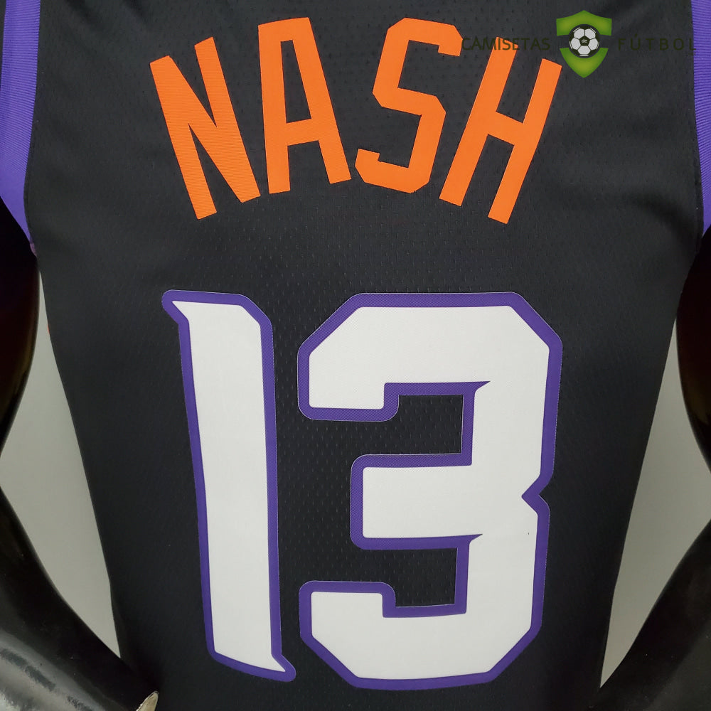 Camiseta Phoenix Suns 21-22 - Steve Nash 13 Negro Nba