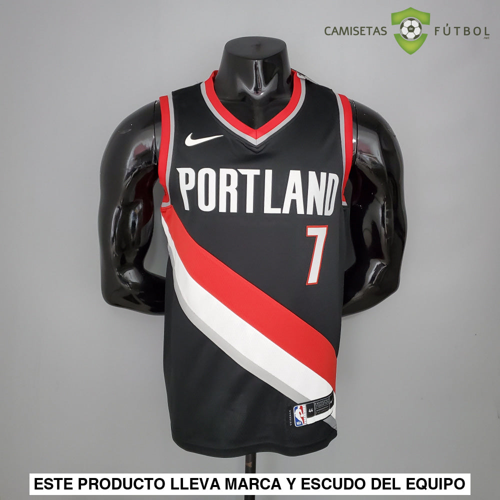Camiseta Portland Trail Blazers 21-22 - Brandon Roy 7 Negro Rojo Nba