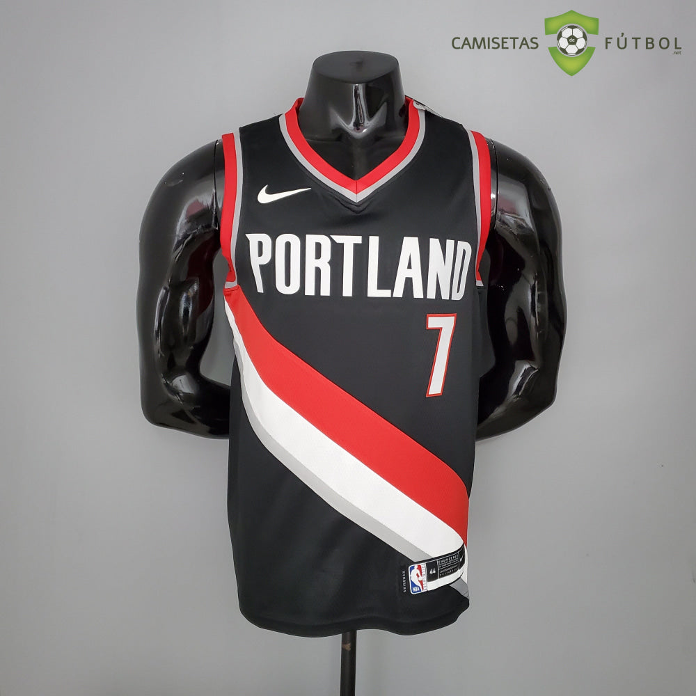 Camiseta Portland Trail Blazers 21-22 - Brandon Roy 7 Negro Rojo Nba