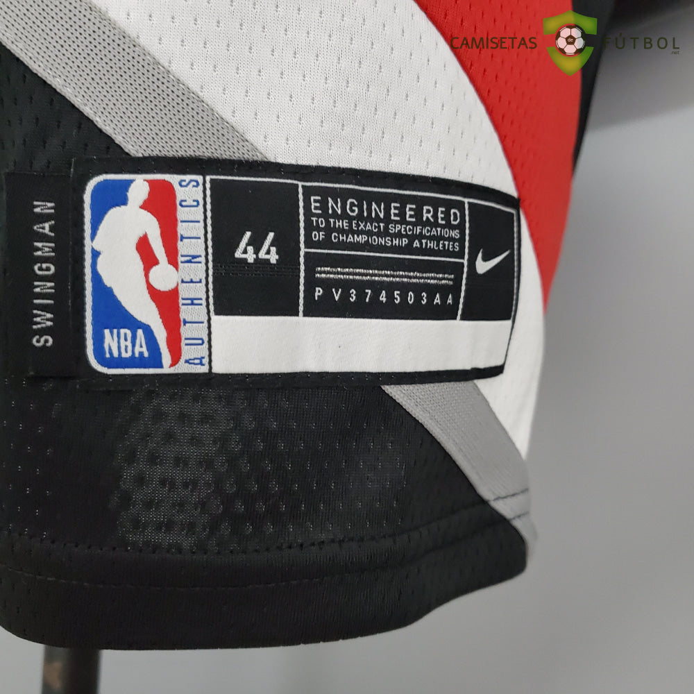 Camiseta Portland Trail Blazers 21-22 - Brandon Roy 7 Negro Rojo Nba