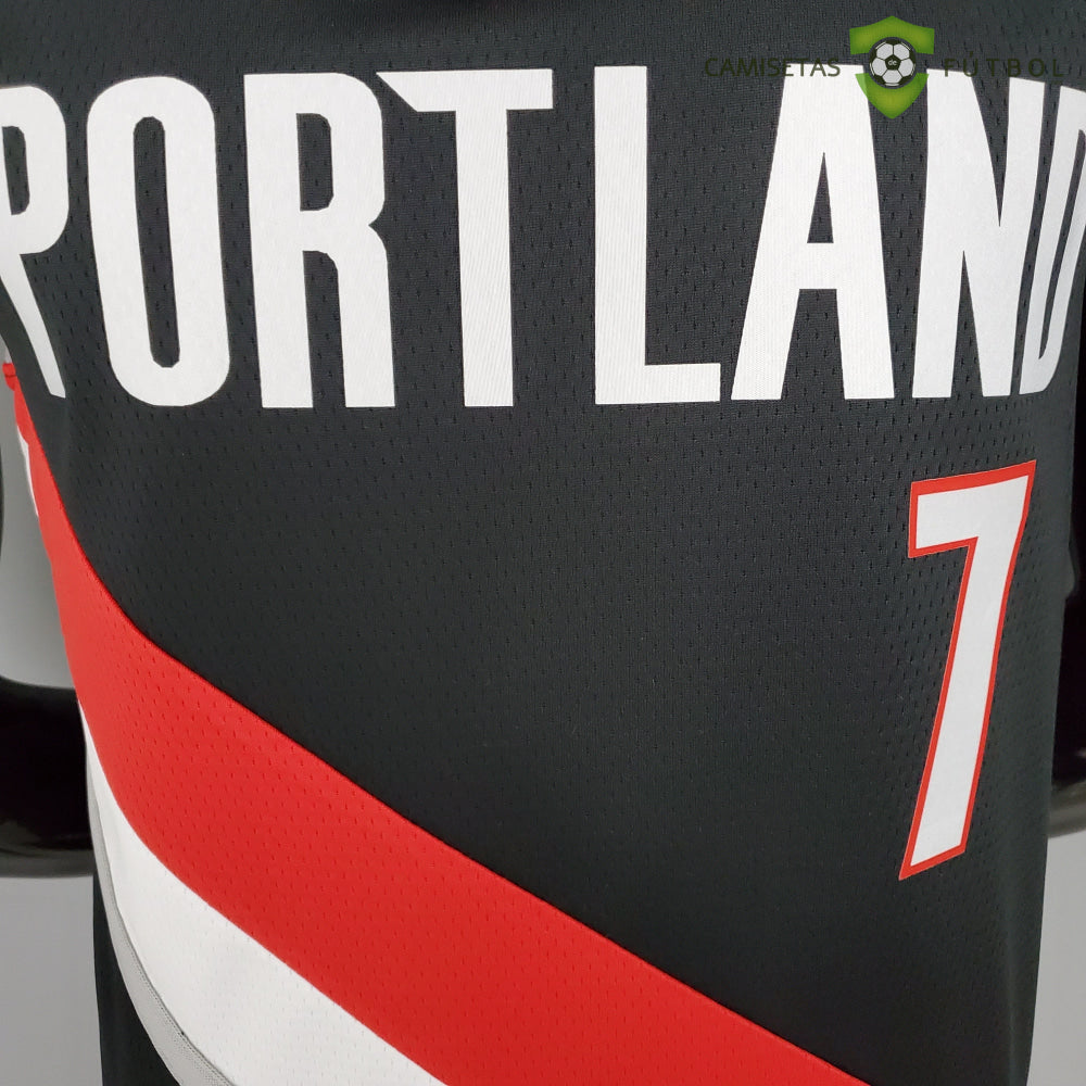 Camiseta Portland Trail Blazers 21-22 - Brandon Roy 7 Negro Rojo Nba