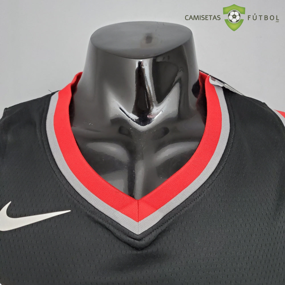 Camiseta Portland Trail Blazers 21-22 - Brandon Roy 7 Negro Rojo Nba