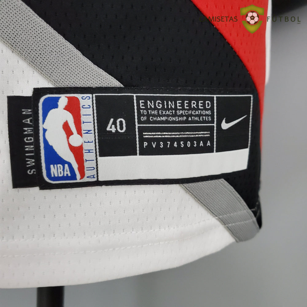 Camiseta Portland Trail Blazers 21-22 - C. J. Mccollum 3 Blanco Nba