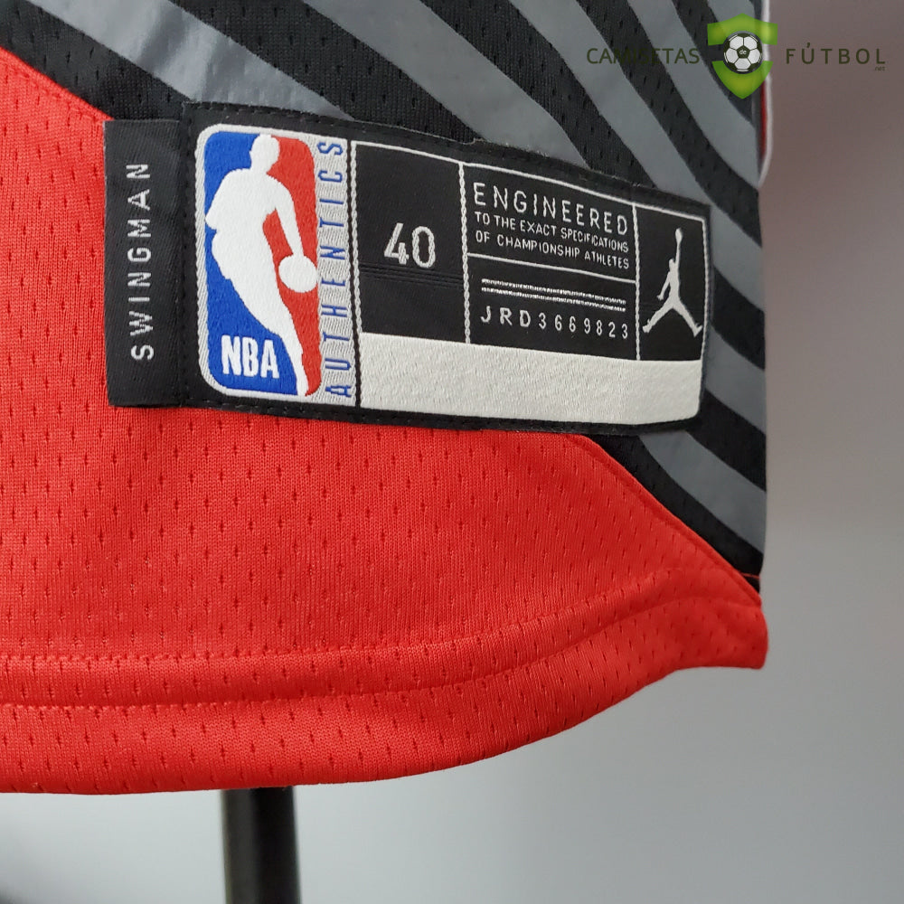 Camiseta Portland Trail Blazers 21-22 - C. J. Mccollum 3 Rojo Nba