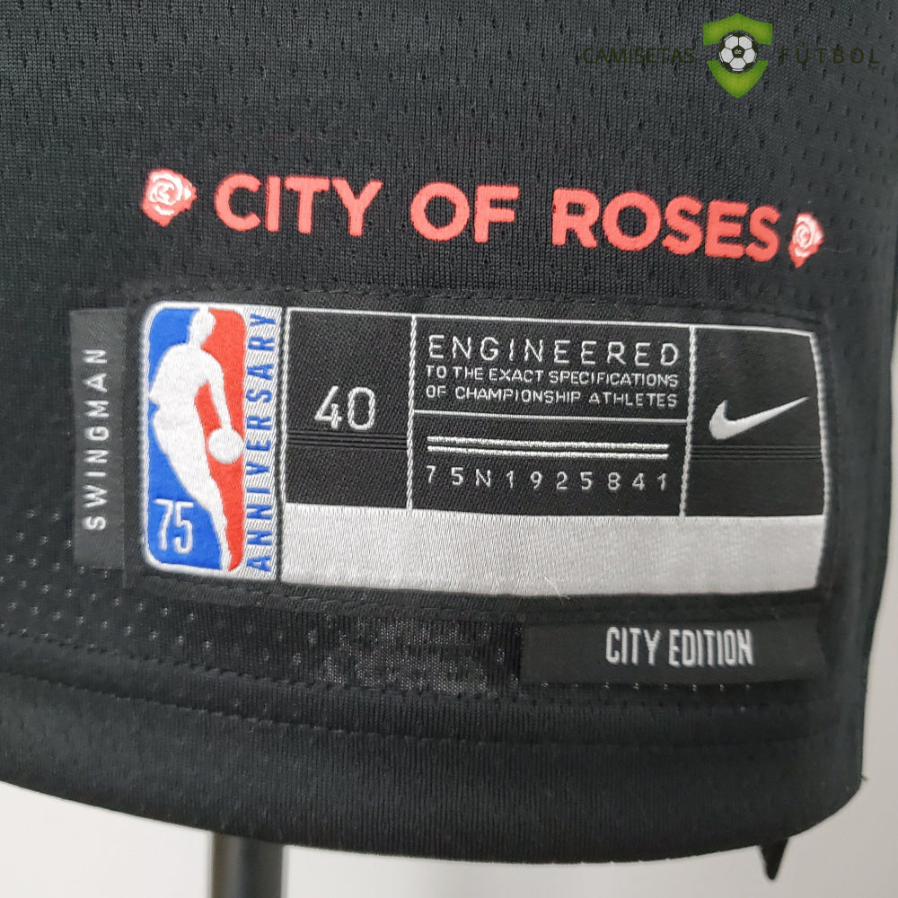 Camiseta Portland Trail Blazers 21-22 - Carmelo Anthony 00 Negro Nba